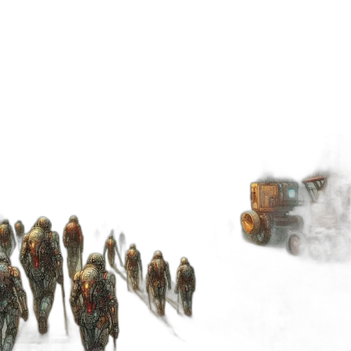 weapon, robot, concept art, fantasy art transparent PNG cut-out