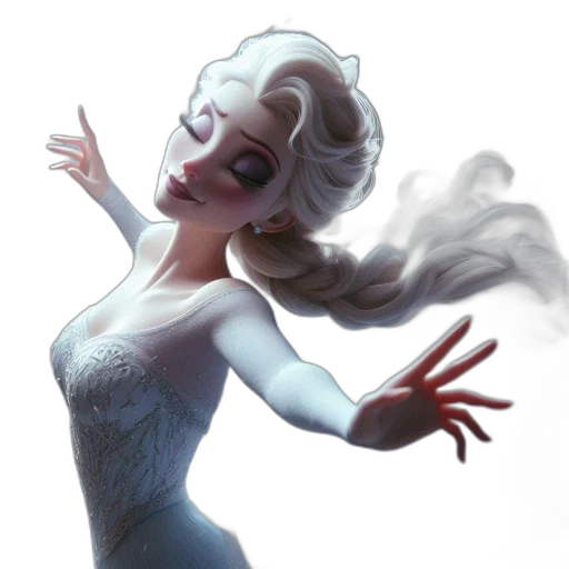dress, concept art, fantasy art, comic book art transparent PNG cut-out