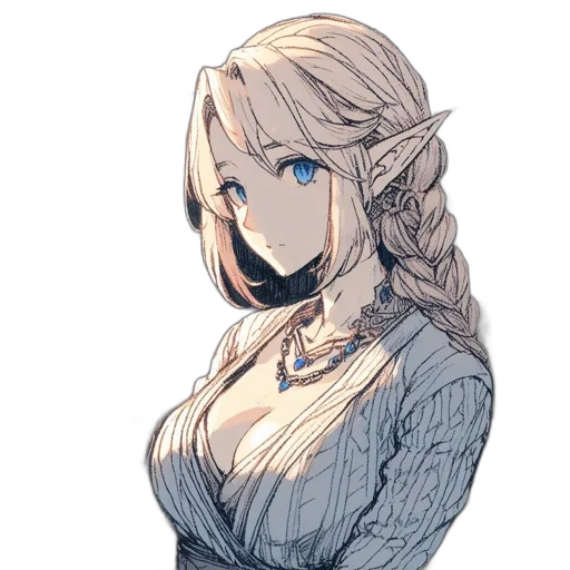 dress, staff, dragon, face transparent PNG cut-out