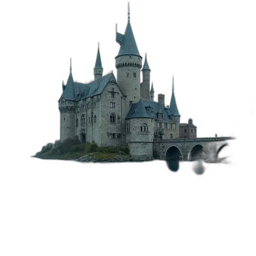 dragon, car, building, weapon transparent PNG cut-out