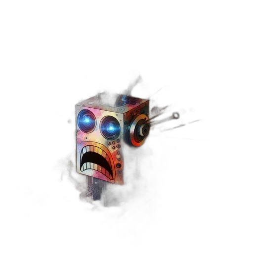 robot, mask, face, creature transparent PNG cut-out
