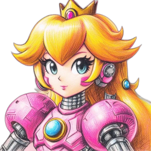 crown, robot, weapon, watercolor transparent PNG cut-out