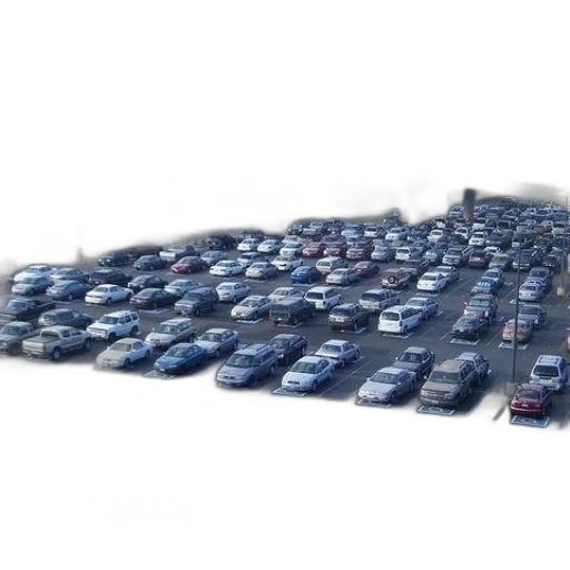 car, large, parking, lot transparent PNG cut-out