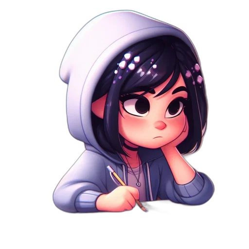 face, jacket, pixel art, anime transparent PNG cut-out