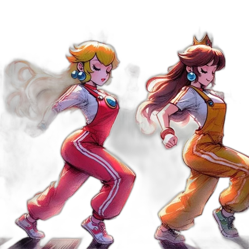 concept art, anime, watercolor, comic book art transparent PNG cut-out