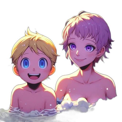 crown, creature, anime, pixel art transparent PNG cut-out
