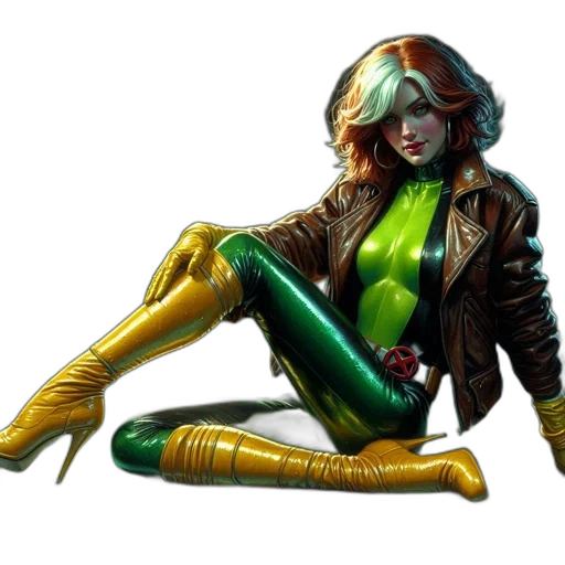 jacket, comic book art, concept art, cyberpunk transparent PNG cut-out