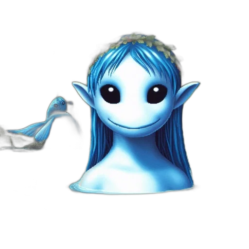 mask, creature, staff, face transparent PNG cut-out