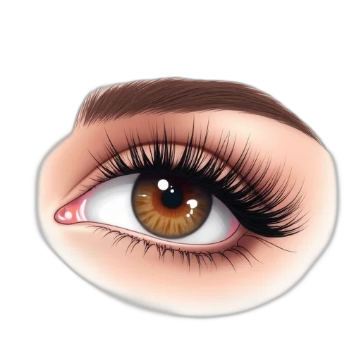 face, photorealistic, 3d render, watercolor transparent PNG cut-out
