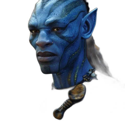 staff, face, mask, dragon transparent PNG cut-out