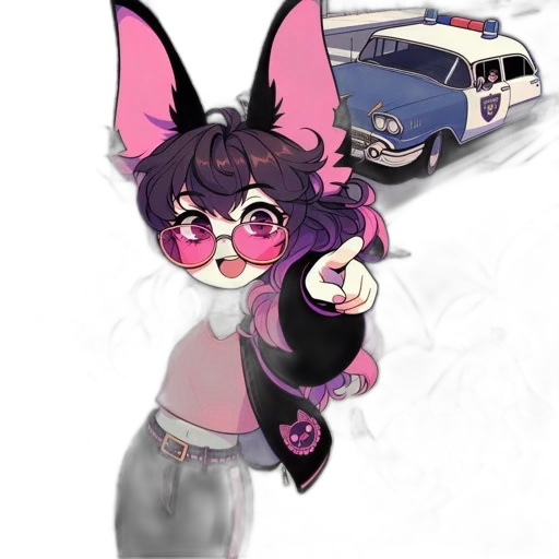 staff, car, anime, concept art transparent PNG cut-out