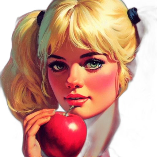 face, crown, comic book art, photorealistic transparent PNG cut-out