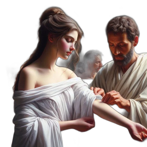 dress, oil painting, photorealistic, concept art transparent PNG cut-out