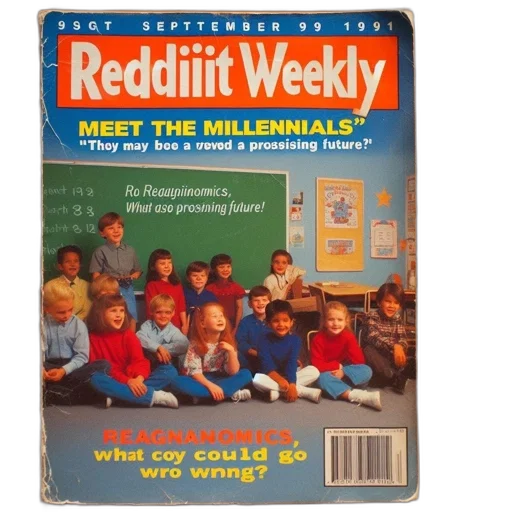 vintage, edition, reddit, weekly transparent PNG cut-out
