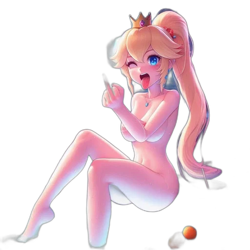 dress, robot, anime, pixel art transparent PNG cut-out