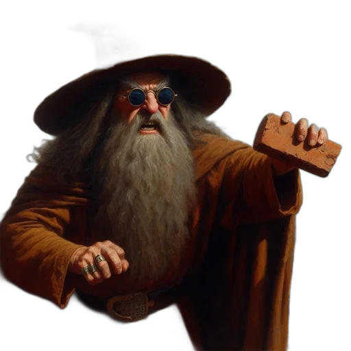 staff, hat, weapon, sword transparent PNG cut-out