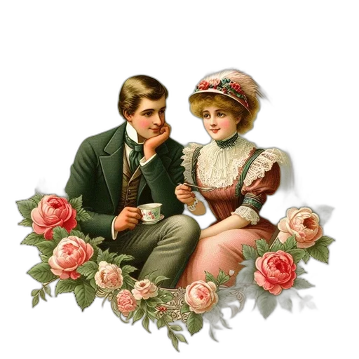 hat, flower, dress, furniture transparent PNG cut-out