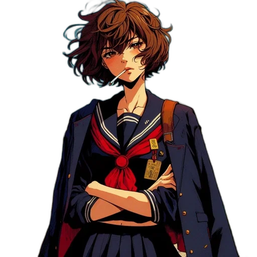 staff, dress, jacket, crown transparent PNG cut-out