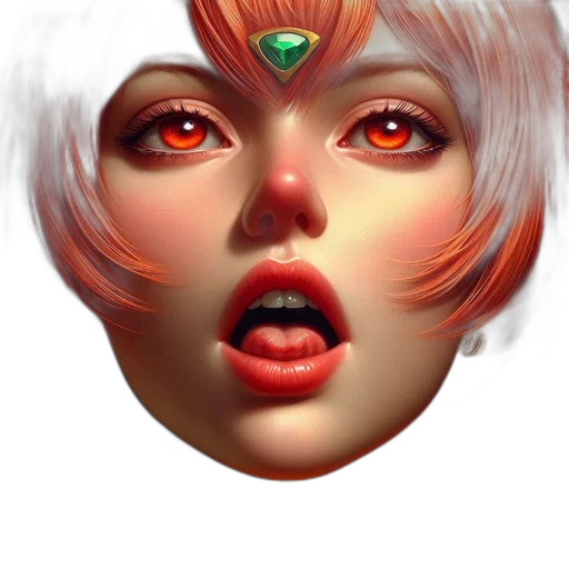 face, mask, crown, creature transparent PNG cut-out