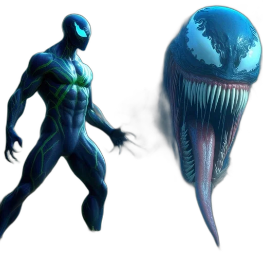 creature, concept art, 3d render, comic book art transparent PNG cut-out