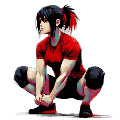 concept art, comic book art, anime, pixel art transparent PNG cut-out