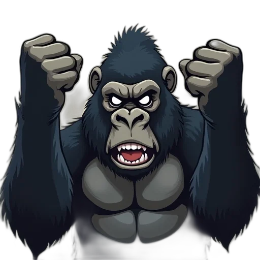 animal, photorealistic, concept art, cartoon transparent PNG cut-out