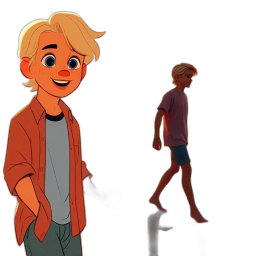 jacket, creature, concept art, cartoon transparent PNG cut-out