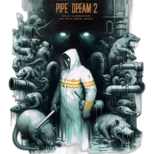 concept art, comic book art, fantasy art, pipe transparent PNG cut-out