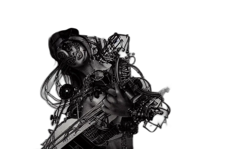 weapon, cyberpunk, concept art, photorealistic transparent PNG cut-out