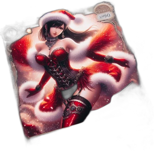 dress, fantasy art, concept art, comic book art transparent PNG cut-out