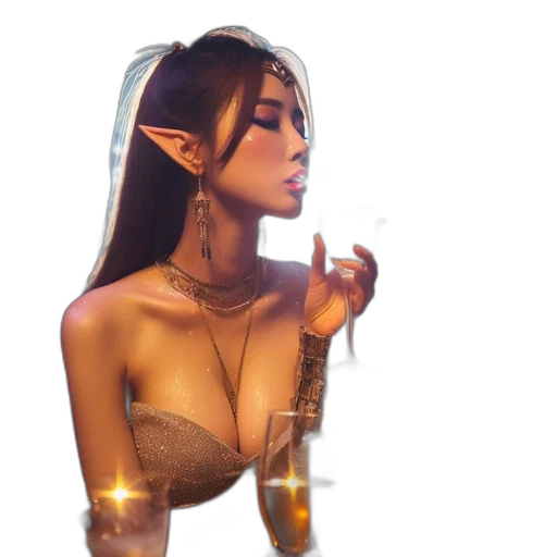 jewelry, dress, mask, face transparent PNG cut-out