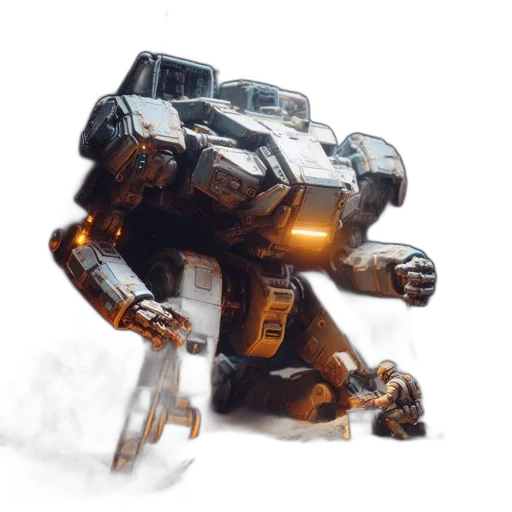 robot, weapon, creature, dragon transparent PNG cut-out