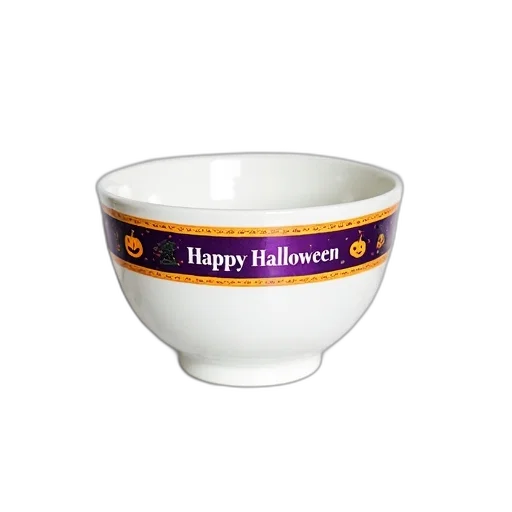 white, ceramic, bowl, purple transparent PNG cut-out