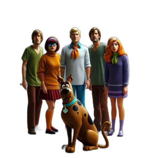 staff, animal, concept art, 3d render transparent PNG cut-out