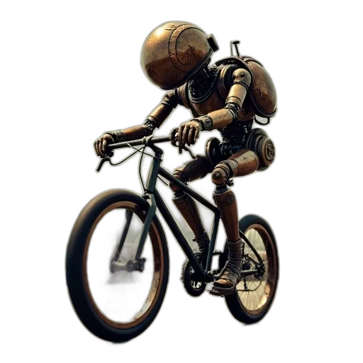 robot, concept art, 3d render, photorealistic transparent PNG cut-out