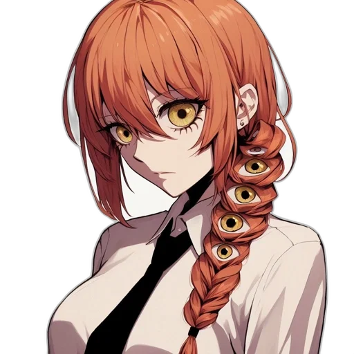 staff, dress, face, hair transparent PNG cut-out