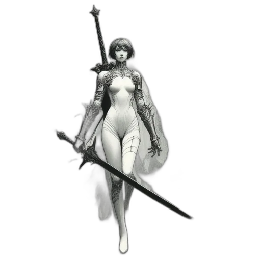sword, staff, weapon, dress transparent PNG cut-out