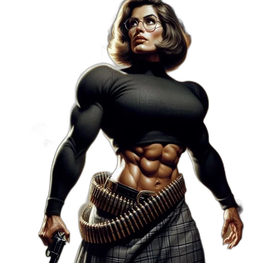 concept art, comic book art, cyberpunk, photorealistic transparent PNG cut-out