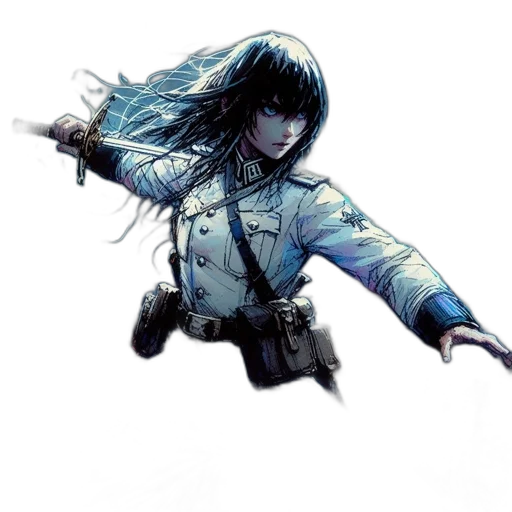 staff, weapon, sword, jacket transparent PNG cut-out