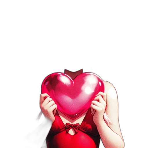 dress, mask, jewelry, comic book art transparent PNG cut-out
