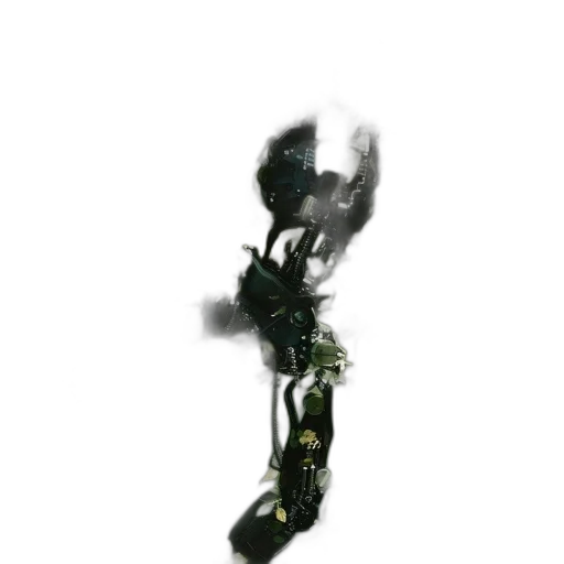 robot, weapon, staff, creature transparent PNG cut-out