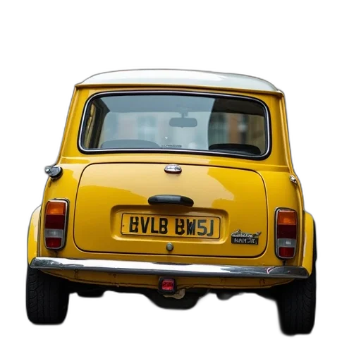 car, 3d render, photorealistic, vintage transparent PNG cut-out