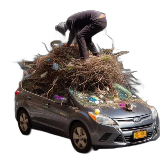 car, hat, tree, mask transparent PNG cut-out