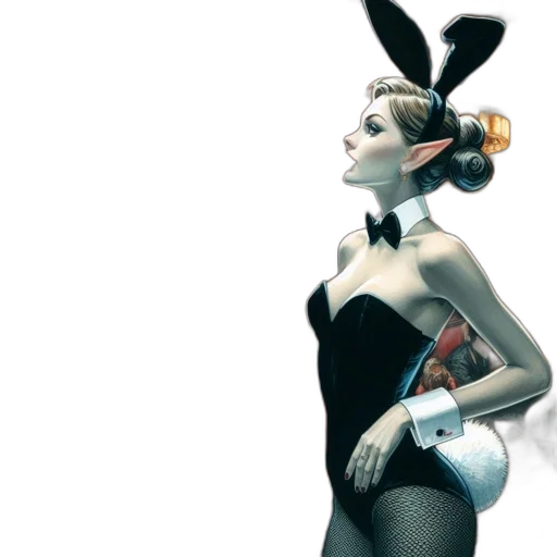 dress, hat, concept art, 3d render transparent PNG cut-out
