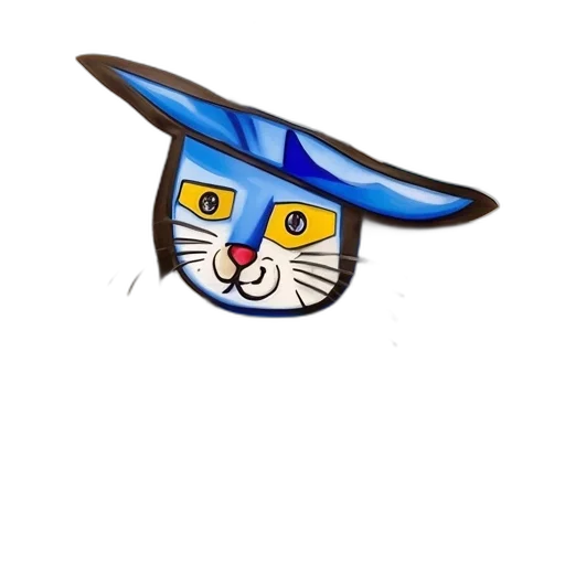 hat, staff, animal, face transparent PNG cut-out