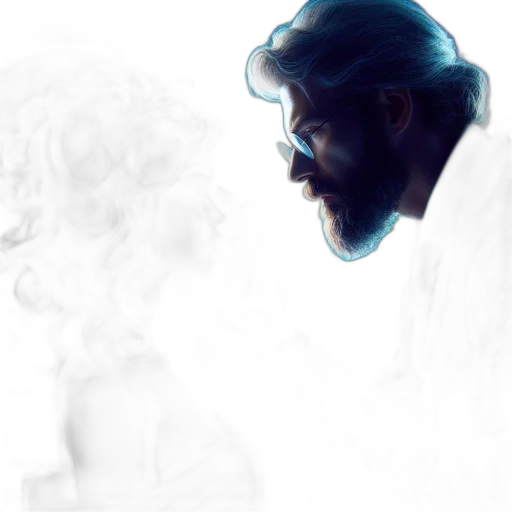 face, mask, concept art, photorealistic transparent PNG cut-out