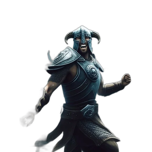 mask, dragon, staff, weapon transparent PNG cut-out