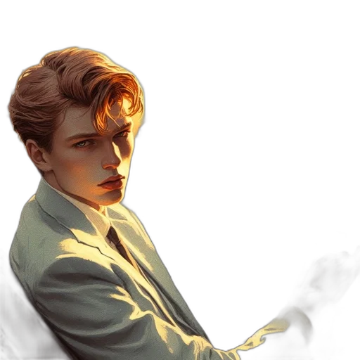 jacket, concept art, comic book art, photorealistic transparent PNG cut-out