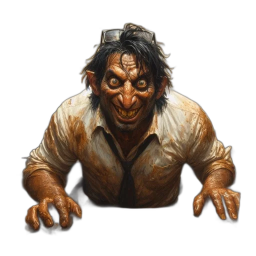 face, creature, staff, mask transparent PNG cut-out