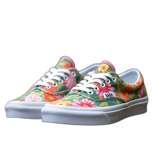 shoes, colorful, vans, authentic transparent PNG cut-out